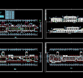 某商业街设计CAD建筑施工图纸