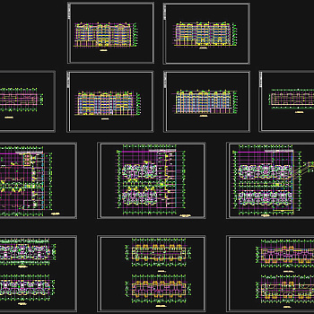 多层住宅cad图纸