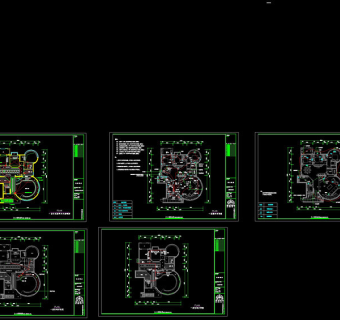 一层电路图cad图纸