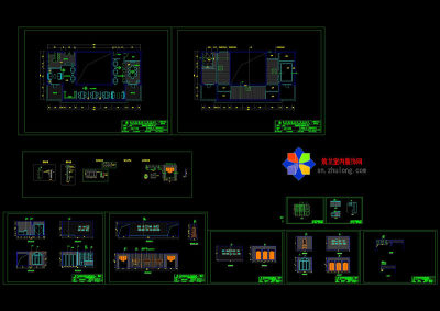 隐蔽茶室cad图纸