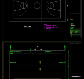 球场cad图纸