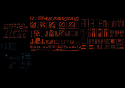 电器常用模块cad图纸