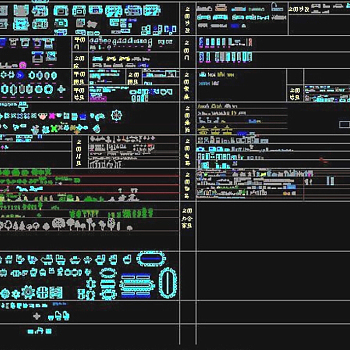 家具植物CAD图纸