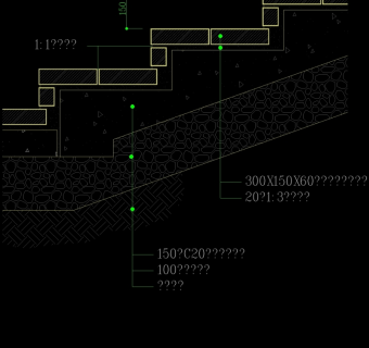 台阶做法cad图纸