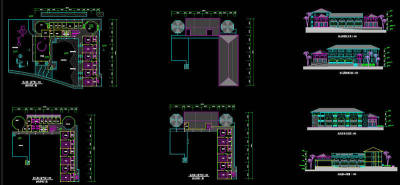 幼儿园建筑设计方案cad图纸