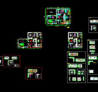 无锡橱柜展厅设计cad源文件下载
