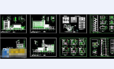 省文化艺术中心建筑设计cad施工图