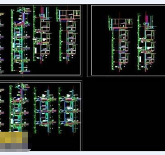 外墙详细大样cad施工设计图纸