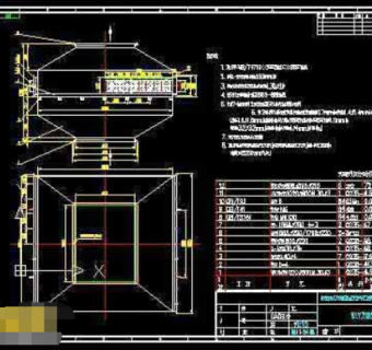 办公楼生活废气吸附器cad设计施工图