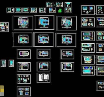 某高层宾馆酒店cad设计施工图纸