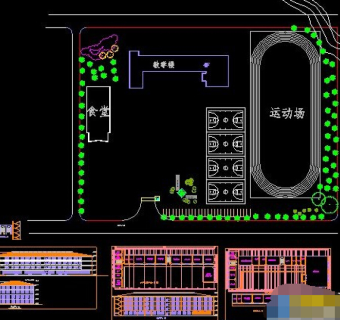 中学CAD设计建筑图纸