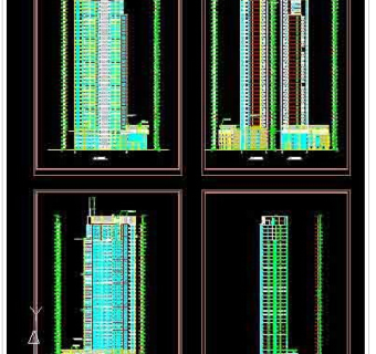 某高层公寓楼建筑cad施工图