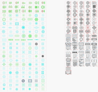 各种地面拼花CAD素材