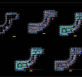KTV平面图施工图CAD图纸