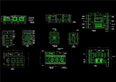 风味餐厅平面图CAD图纸
