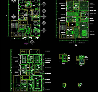 总统套房CAD图纸