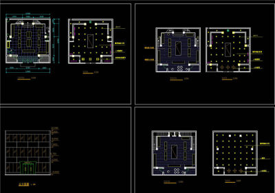 服装专卖店装修图CAD图纸