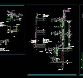 古建筑墙身大样图CAD图纸