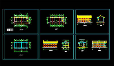 某古建群CAD图纸
