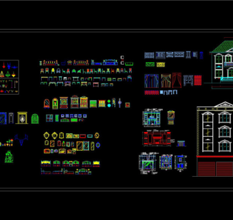 欧式室内装修图库CAD图纸