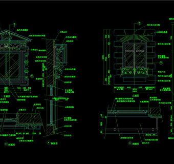 窗户设计CAD图纸