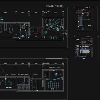 牙科诊所建筑cad装修图CAD图纸