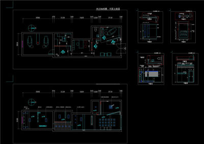 牙科诊所建筑cad装修图CAD图纸
