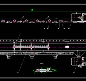 刮板输送机CAD机械图纸