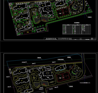 总图CAD景观图纸