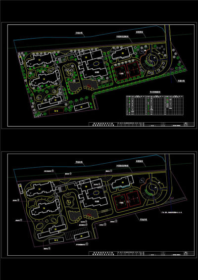 总图CAD景观图纸