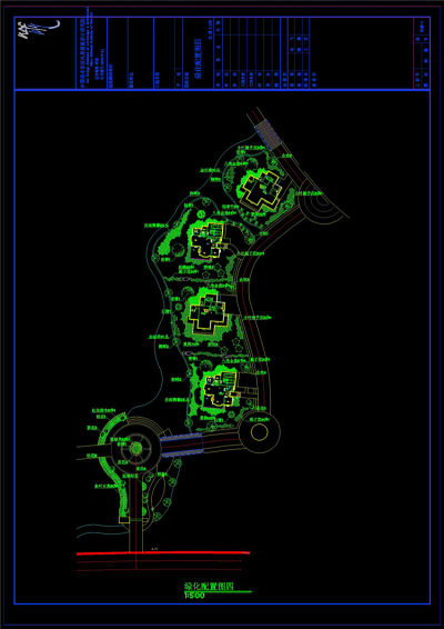 绿化图设计CAD景观图纸