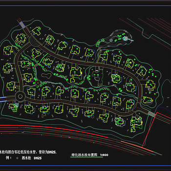 园林建筑景观CAD景观图纸