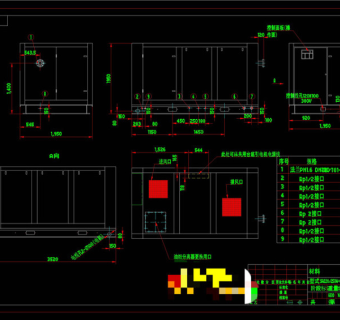 空压机外观图CAD机械图纸