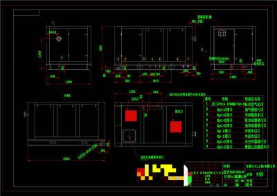 空压机外观图CAD机械图纸