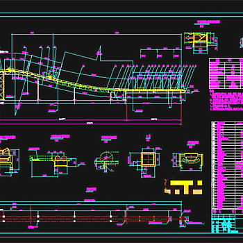带式输送机详图CAD机械图纸