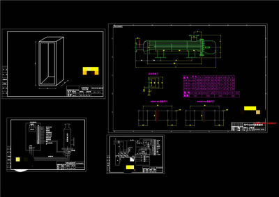 电加热器图CAD机械图纸