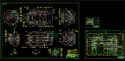 组合刀架装配图cad机械工业图纸