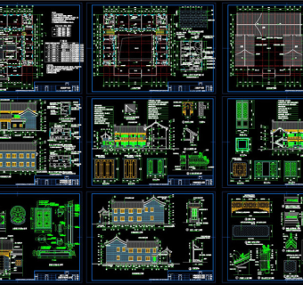 建筑施工图cad图纸