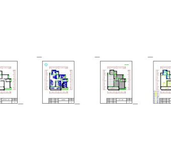 cad原建图平面图地面布置图天花图