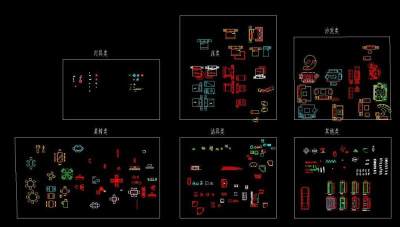 cad室内家具图库2