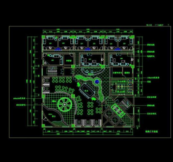 CAD夜总会平面图