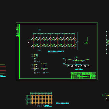 停车场顶棚CAD图纸
