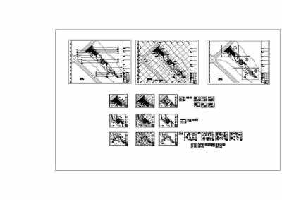 浙江某镇公园施工图CAD图纸