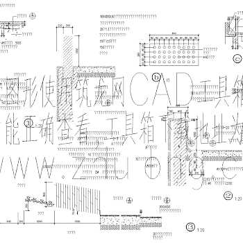 县级公园环境景观园施-09改CAD图纸