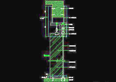 幕墙cad详图、装饰构造cad详图素材免费下载20090310更新-22