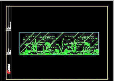 鱼缸CAD饰物陈设图纸素材5