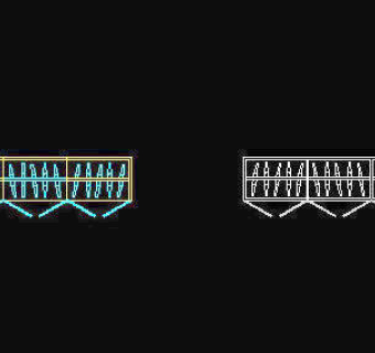 衣柜平面图块-cad家具图块-2