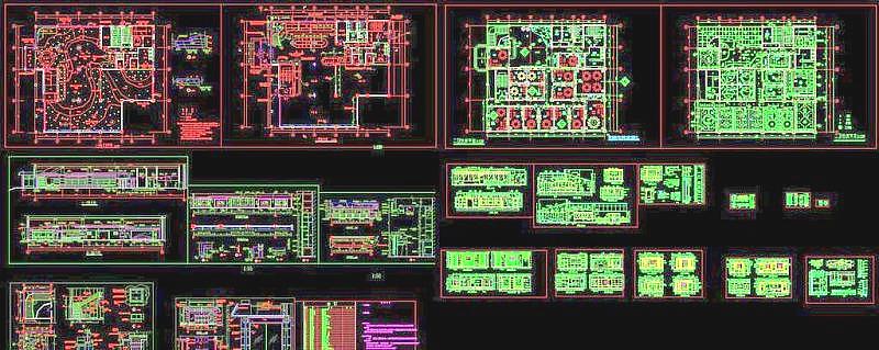 酒店装饰全套CAD图纸