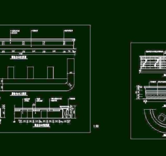 CAD之吧台收银台服务台设计