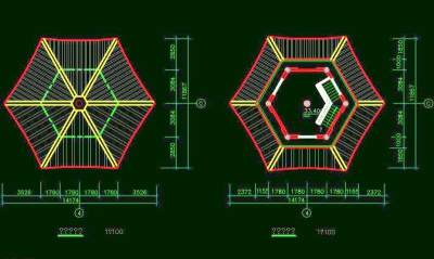 古建筑古塔CAD素材